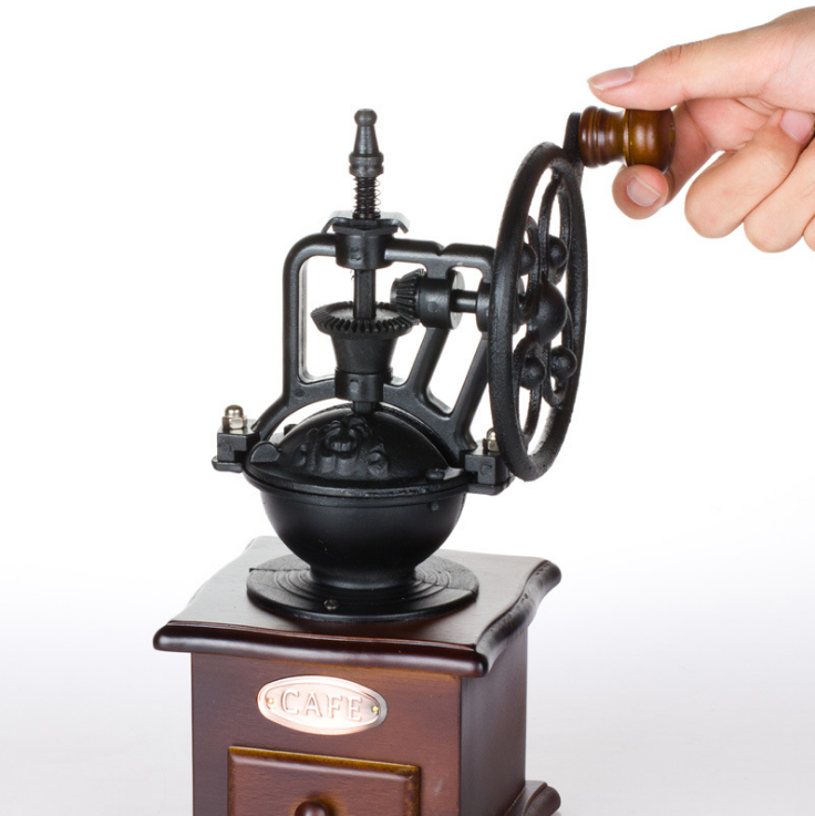 Manual Coffee Grinder with Ferris Wheel Design