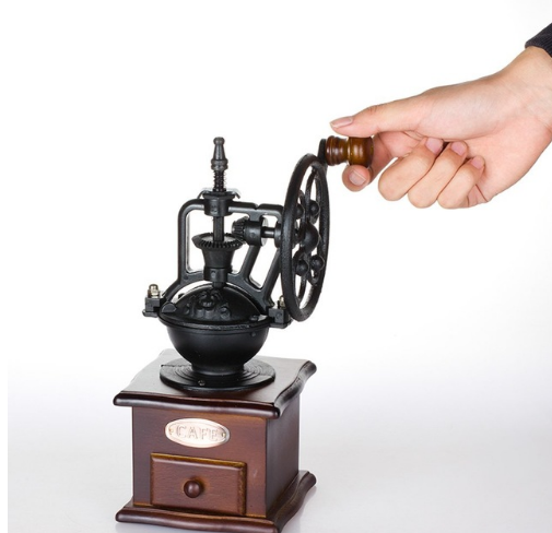 Manual Coffee Grinder with Ferris Wheel Design